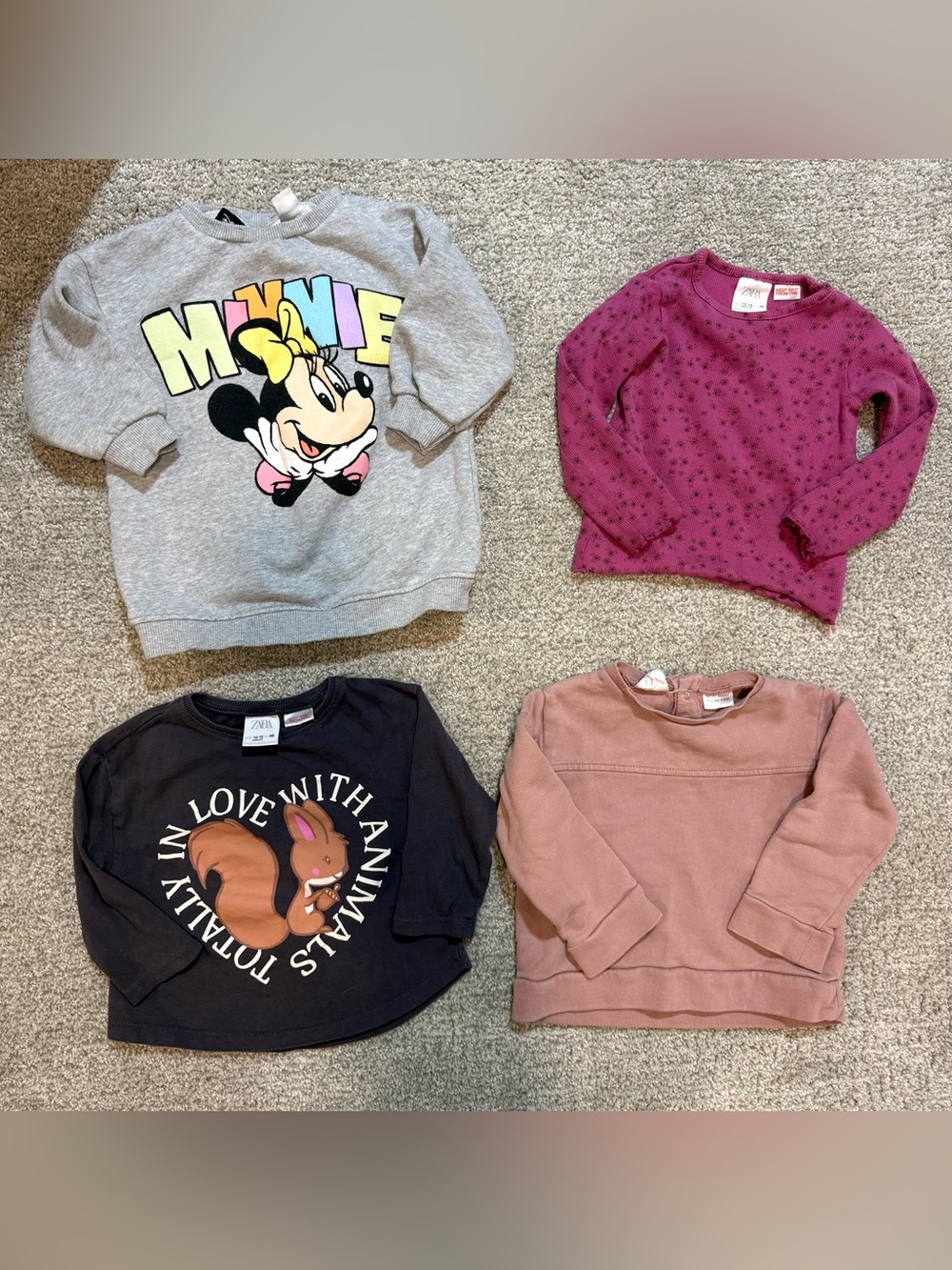 Zara Girls 12-18 month top bundle